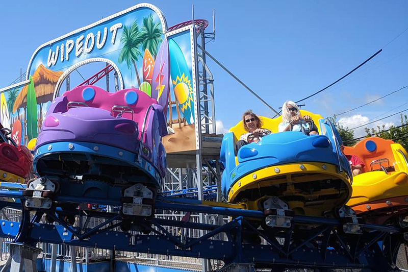 Opened July 2018 — Wipeout | Palace Playland | Old Orchard Beach, ME